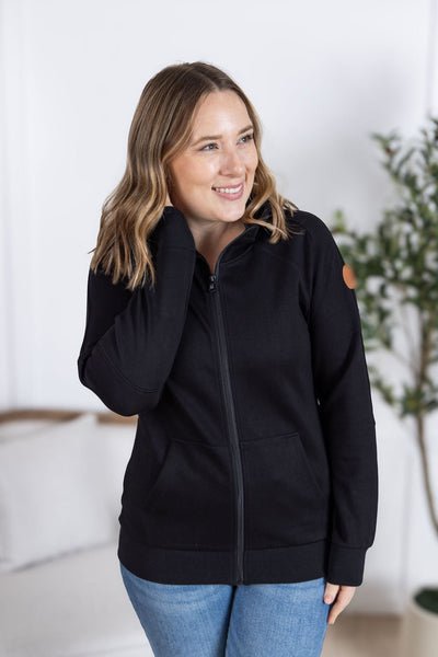 IN STOCK Scuba FullZip Hoodie - Black