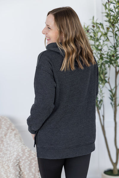 IN STOCK Vintage Wash Hoodie - Black FINAL SALE