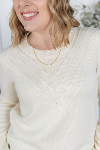 IN STOCK Evelyn Sweater - Ivory
