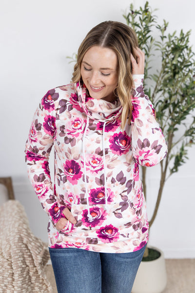IN STOCK Soft Funnel Neck - Autumn Blossom