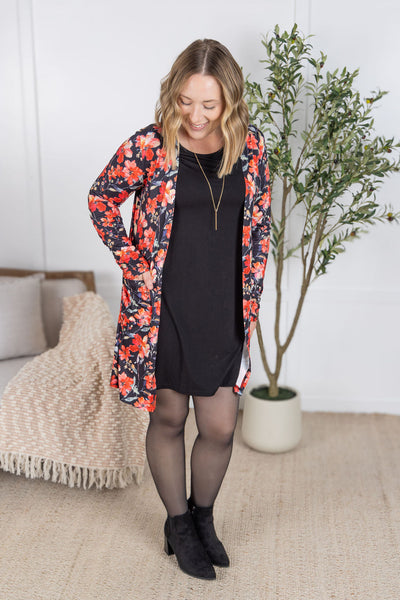 IN STOCK Classic Cardigan - Sunset Floral