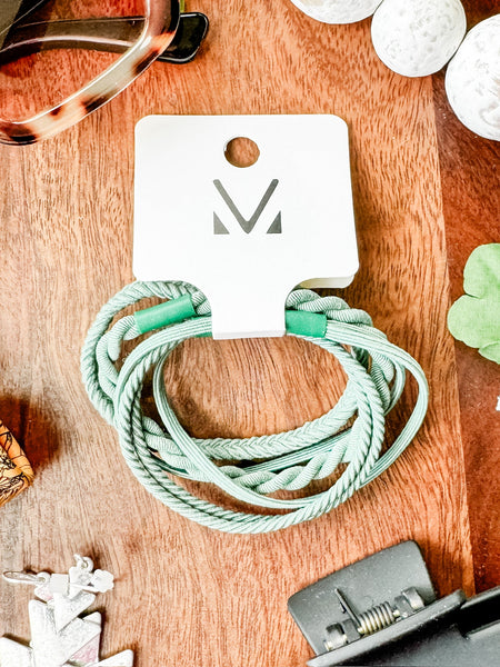 IN STOCK Hair Tie Bracelet Sets - Colored Twists and Braids | Hair Accessories FINAL SALE