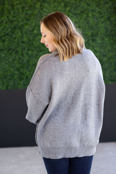 IN STOCK Aurora Cozy Sweater - Grey