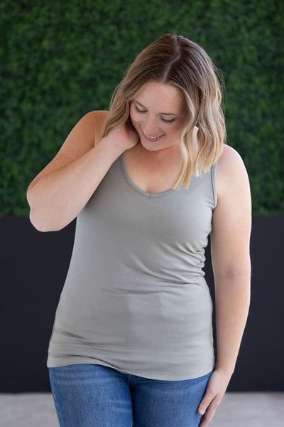 IN STOCK Poppy Tank - Olive and Camo FINAL SALE