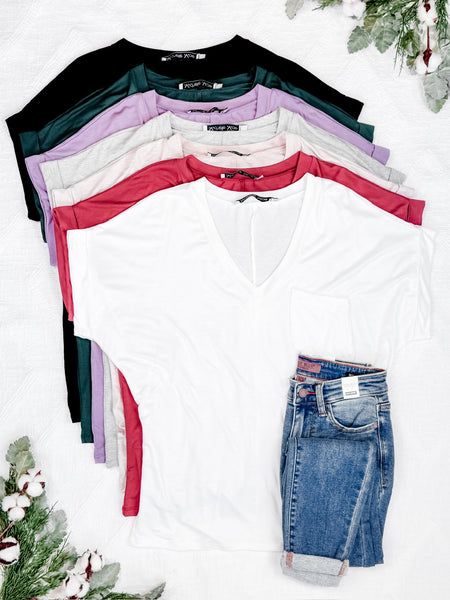 IN STOCK Sierra Pocket Top - Oatmeal FINAL SALE