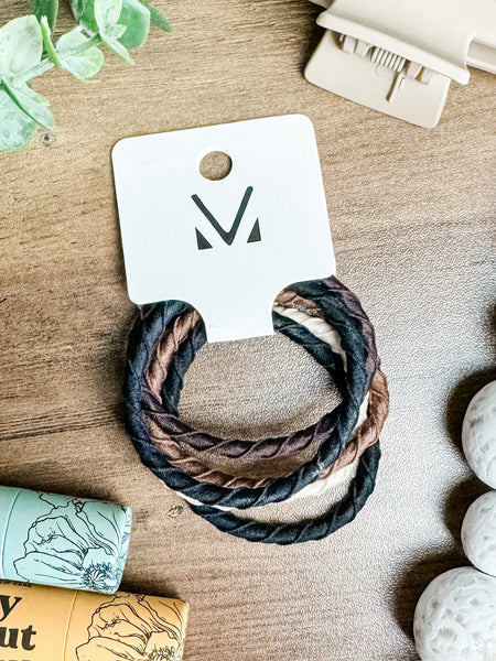 IN STOCK Hair Tie Bracelet Sets - Neutral Ropes | Hair Accessories FINAL SALE