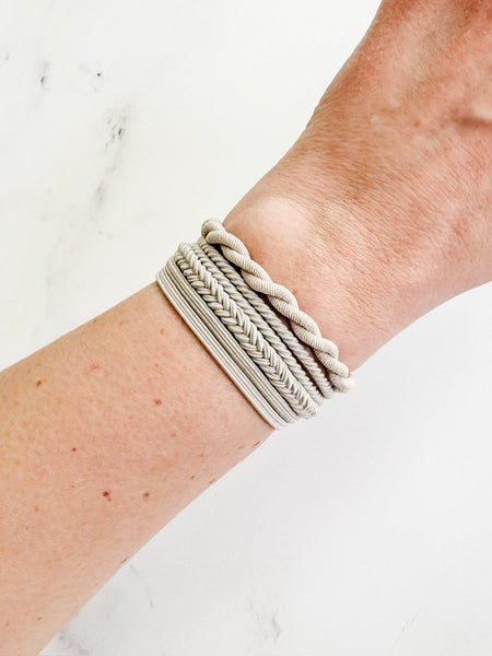 IN STOCK Hair Tie Bracelet Sets - Colored Twists and Braids | Hair Accessories FINAL SALE