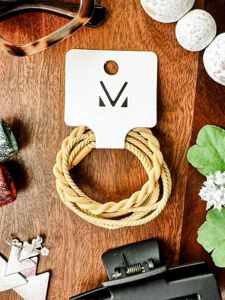 IN STOCK Hair Tie Bracelet Sets - Colored Twists and Braids | Hair Accessories FINAL SALE