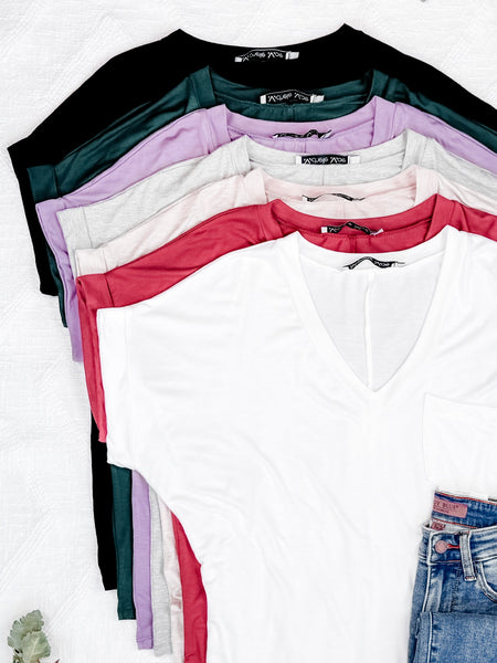 IN STOCK Sierra Pocket Top - Terra Cotta FINAL SALE