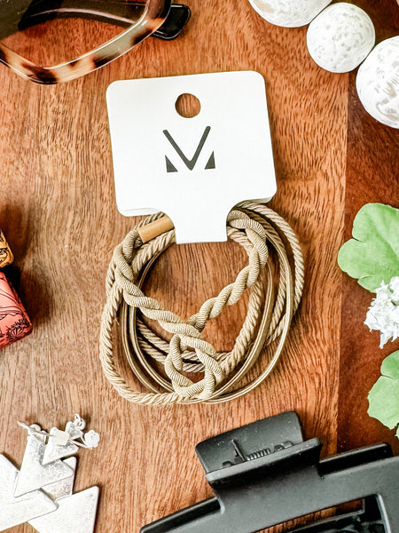 IN STOCK Hair Tie Bracelet Sets - Colored Twists and Braids | Hair Accessories FINAL SALE