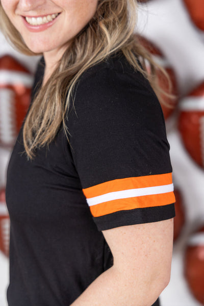 IN STOCK GameDay Tessa Short Sleeve Top - Cincinnati