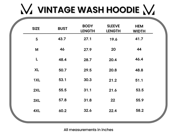 IN STOCK Vintage Wash Hoodie - Black FINAL SALE