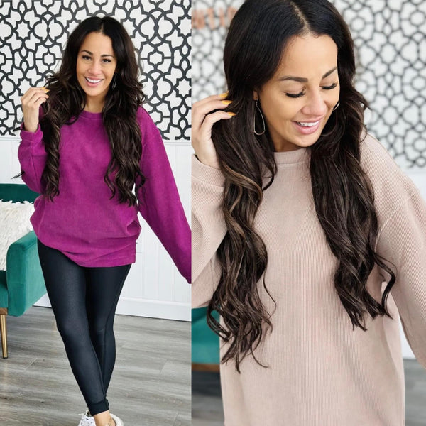 Corded Pullover, Shirley's Version