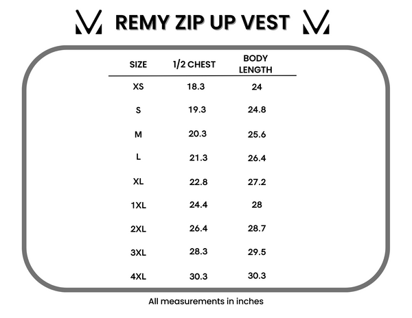 IN STOCK Remy Zip Up Vest - Teal