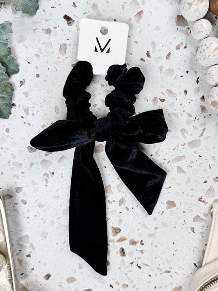 IN STOCK Velvet Bow Scrunchie FINAL SALE
