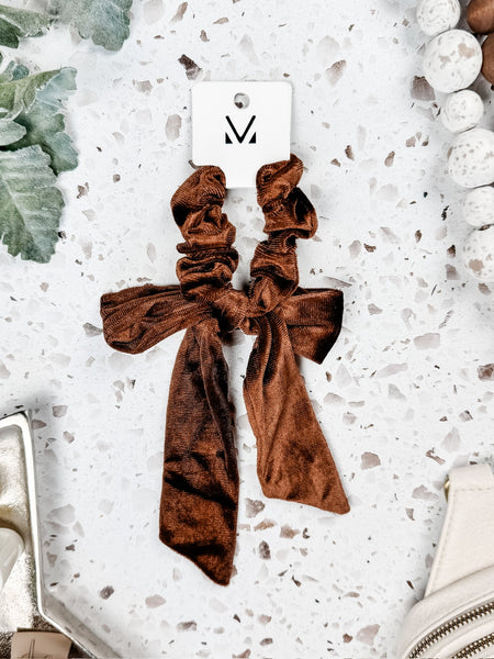 IN STOCK Velvet Bow Scrunchie FINAL SALE