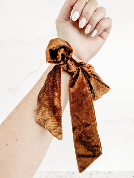 IN STOCK Velvet Bow Scrunchie FINAL SALE