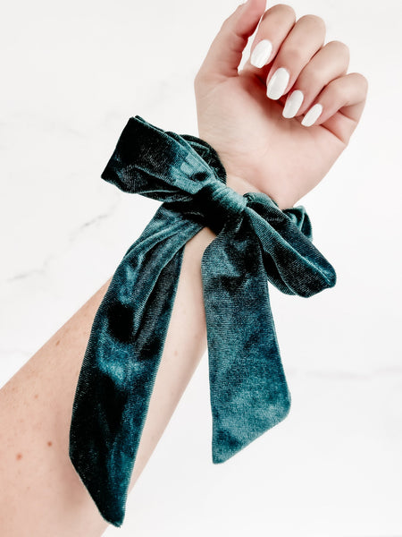 IN STOCK Velvet Bow Scrunchie FINAL SALE