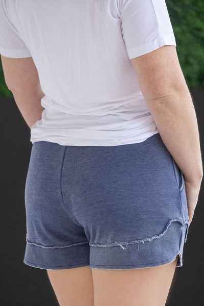 IN STOCK French Terry Stevie Shorts - Nautical Navy FINAL SALE