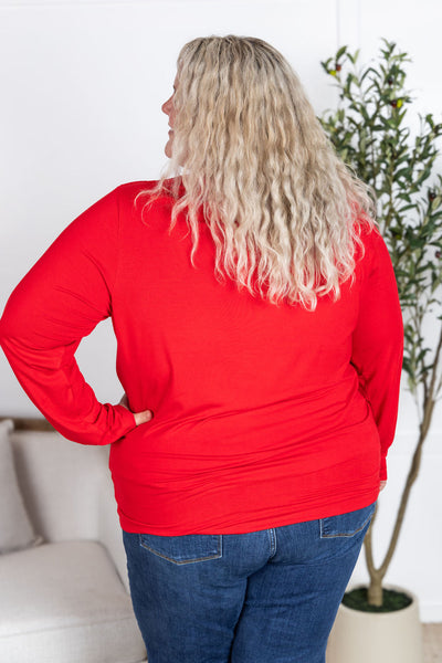 IN STOCK Larissa Long Sleeve - Red FINAL SALE