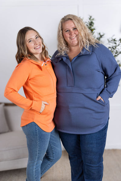 IN STOCK Mia Scuba Halfzip - Dreamsicle