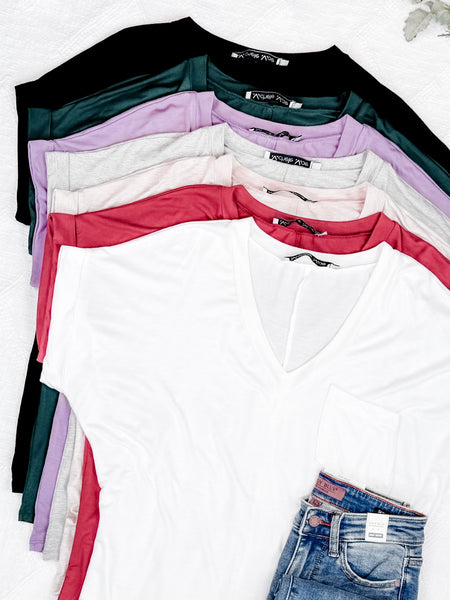 IN STOCK Sierra Pocket Top - Oatmeal FINAL SALE