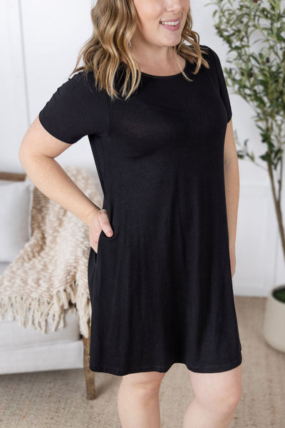 IN STOCK Roxy Swing Tunic Dress - Black