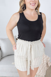 IN STOCK Libby Linen Shorts - Cream FINAL SALE