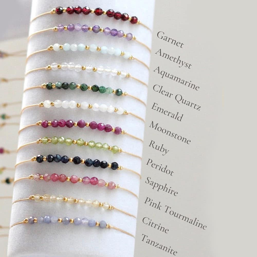 Pre-Order Birthstone Bliss Crystal Bracelet (Early March Arrival)