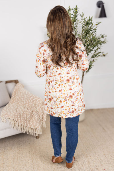 IN STOCK Classic Cardigan - Harvest Charm Floral