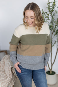 IN STOCK Colorblock Sweater - Neutral Mix