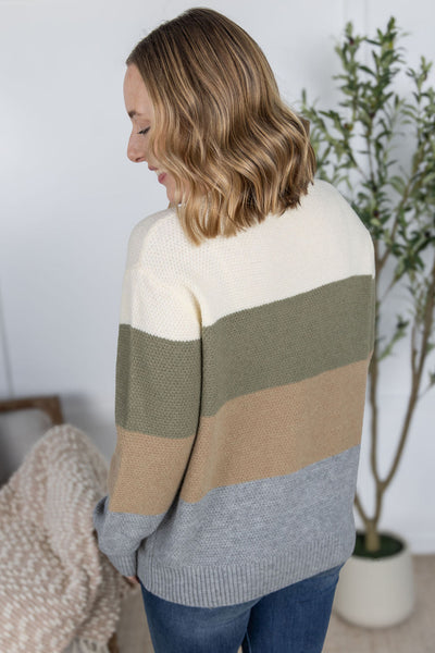 IN STOCK Colorblock Sweater - Neutral Mix