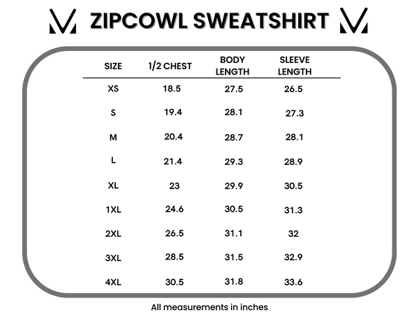 IN STOCK Zoey ZipCowl Sweatshirt - I Put A Spell On You and Black