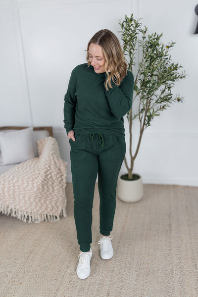 IN STOCK Corrine Joggers - Hunter Green