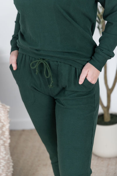 IN STOCK Corrine Joggers - Hunter Green