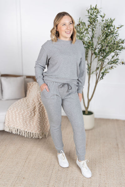 IN STOCK Corrine Joggers - Light Grey