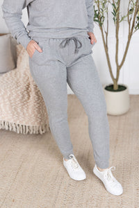 IN STOCK Corrine Joggers - Light Grey
