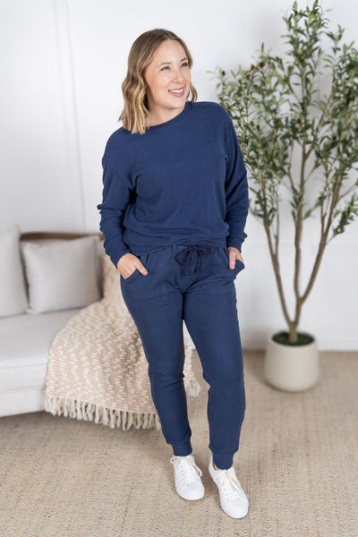 IN STOCK Corrine Joggers - Navy