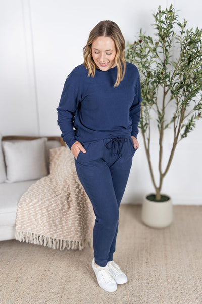 IN STOCK Corrine Joggers - Navy