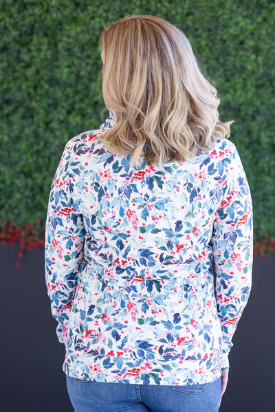 IN STOCK Soft Funnel Neck - Winter Berry