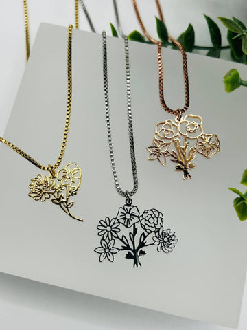 Bouquet necklace- Preorder