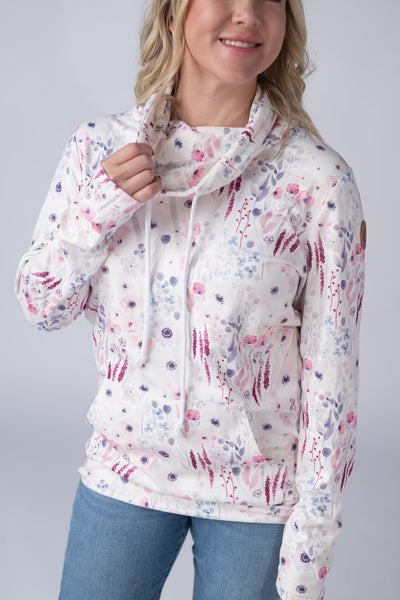 IN STOCK Soft Funnel Neck - Wildflower Gardens