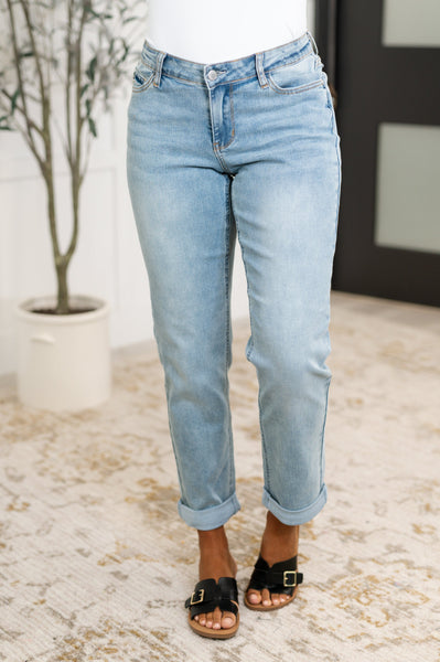 Cheyenne V-Front Cool Denim Boyfriend Jeans