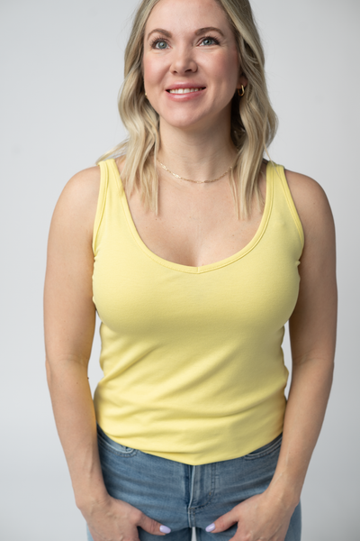 IN STOCK Kennedy Tank - Lemon