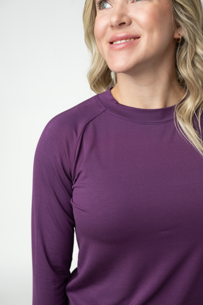 IN STOCK Blair Long Sleeve Top - Purple