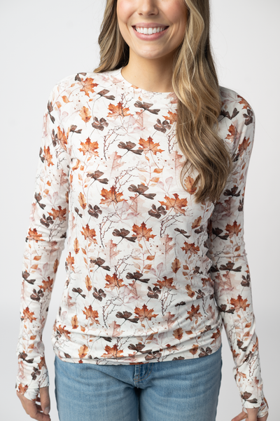 IN STOCK Blair Long Sleeve Top - Fall Foliage