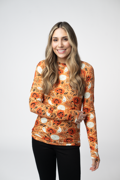 IN STOCK Blair Long Sleeve Top - Spooky Autumn