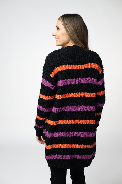 IN STOCK Halloween Striped Cardigan FINAL SALE