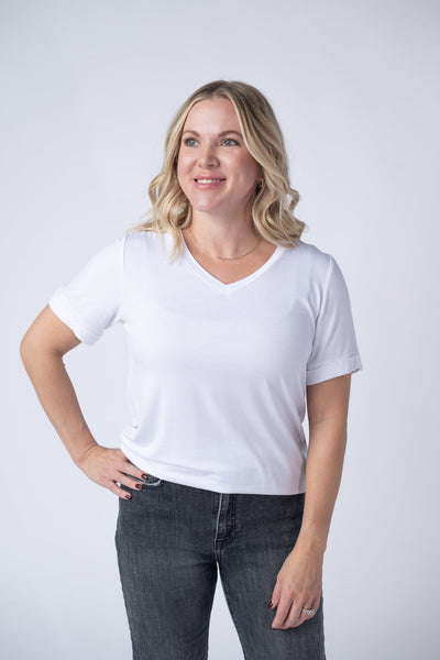 IN STOCK Sophie Tee - White