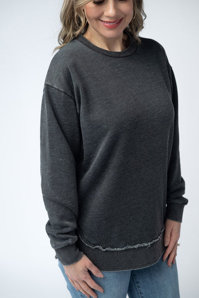 IN STOCK Vintage Wash Pullover - Black